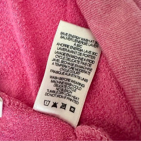 Sundry Pigment Dyed Pink Basic Sweatpants Joggers Women’s 2 / Medium USA Made - Picture 8 of 12